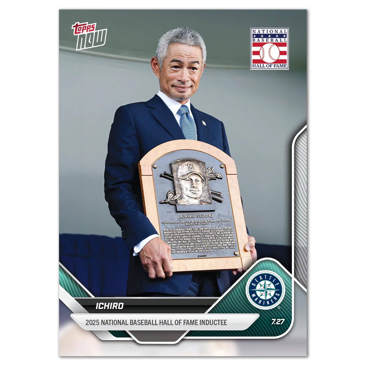Amazon.co.jp: イチロー #0474 野球界の最高峰、栄光の野球殿堂入り